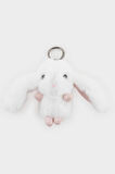 Kadın Beyaz Tavşan Charm Anahtarlık