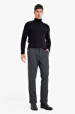 Tailored Regular Fit Düz Paça Penye Pantolon