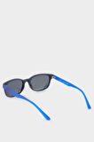 Erkek Çocuk Yuvarlak Renkli Plastik Çerçeve Siyah Cam Polarize Güneş Gözlüğü