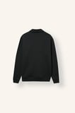 Pamuklu Regular Fıt Polo Yaka Kalın Kumaş Basic Sweatshirt