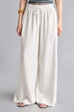 DeFacto Wide Leg Keten Karışımlı Kumaş Palazzo Pantolon Yüksek Bel Geniş Paça E0127AX26SMER105