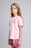 DeFacto %100 Pamuk Kpop - Demon Hunters Relax Fıt 2'li Pembe Pijama Takımı Kız Çocuk H8497A826SMPN171