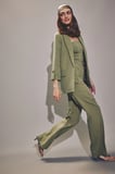 Defacto C3215AXKH462 Haki Oversıze Basic Blazer Haki Ceket