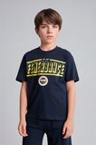 DeFacto %100 Pamuk Fenerbahçe Kısa Kollu Pijama Üst Şort Pijama Alt 2'li Pijama Takımı Erkek Çocuk H7578A826HSIN42