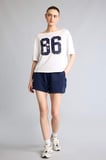 Standart Fıt Sporcu Crop Fit Modal Lacivert Şort