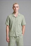 DeFacto Premium Baggy Fit Nane Yeşili Bermuda Şort G0857AX26SMGN1180