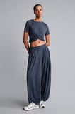 Wıde Leg Standart Paça Standart Boy Modal Sporcu Pantolon