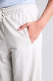 Barrel Fıt Cepli Standart Paça Standart Boy Sweatshirt Kumaşı Sporcu Pantolon