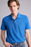 %100 Pamuk Slim Fit Dar Kesim Polo Yaka Nakışlı Kısa Kollu Tişört