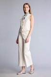 DeFacto Culotte Yüksek Bel Paça Ucu Kesik Crop Jean Pantolon B5012AX26SMNM86