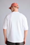 Loose Fit Bisiklet Yaka Kısa Kollu Ağır Kumaş Basic Tişört
