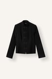 Regular Fıt Desenli Dokuma Düğmeli Blazer Ceket