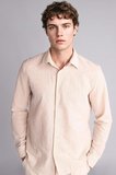 DeFacto Modern Fıt Çizgili Twill Uzun Kollu Gömlek G7410AX26SMER235