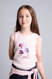 DeFacto Kpop Demon Hunters Bisiklet Yaka Atlet Kız Çocuk H7263A826HSWT34