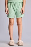DeFacto Regular Fıt Puantiyeli Fitilli Kaşkorse 2'li Pijama Takımı Kız Çocuk H8103A826HSGN1136