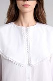 DeFacto Regular Fıt Poplin Uzun Kollu Ecru Tunik H7641AX26SMER105