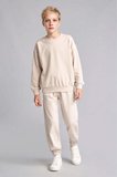 DeFacto Oversıze Bisiklet Yaka Bej Sweatshirt Erkek Çocuk H7135A826AUBG186
