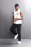 Standart Fıt Reflektör Baskılı Kapüşonlu Spor Atlet