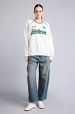 DeFacto Harry Potter Baskılı Reglan Kollu Oversize V Yaka Kalın Sweatshirt I3022AX26AUWT32