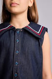 DeFacto Denim Lacivert Elbise Kız Çocuk H6597A826SMNM34
