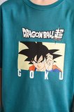 DeFacto %100 Pamuk Dragon Ball Oversıze Bisiklet Yaka Kısa Kollu Tişört Erkek Çocuk H3516A826SMGN368