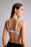 DeFacto Poplin Kaplı Push Up Balenli Çizgili Bra H3799AX26SPBE550