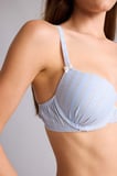 DeFacto Poplin Kaplı Push Up Balenli Çizgili Bra H3799AX26SPBE550