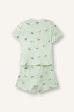 DeFacto Desenli Fitilli Kaşkorse 2'li Pijama Takımı Erkek Bebek H4030A526HSGN1094