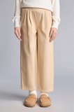 DeFacto Baggy Fıt Esnek Bantlı Paça Gabardin Açık Bej Pantolon Kız Çocuk H9035A826AUBG793