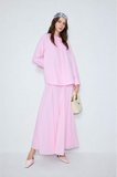 DeFacto Regular Fıt Poplin Uzun Kollu Açık Pembe Tunik H6713AX26SMPN105