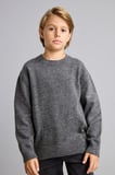 oversize bisiklet yaka triko basic kazak erkek çocuk