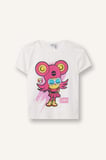 DeFacto Super 1 Takım Lisanslı 2'li Beyaz Pijama Takımı Kız Çocuk H7996A826SMWT34