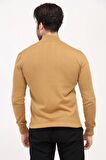 Yarım Fermuarlı Regular Fit Triko Kazak