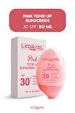 Pembe Güneş (Tone-up Sunscreen)Kremi Aydınlatıcı Ton Eşitleyici Vitamin B5 +Hyaluronik Asit Spf30+