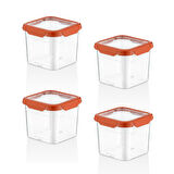 Smatware 4'Lü Set Loxo Sızdırmaz Saklama Kabı 1500 ML