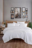Ecocel Pike Örtü Battal MegaKing 260x230cm Karde Beyaz  