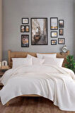 Ecocel Pike Örtü Battal MegaKing 260x230cm Karde Krem  