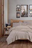Ecocel Pike Örtü Battal MegaKing 260x230cm Karde Vizon Gri  