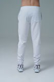 George Phoenix Daily Core - Beyaz Rahat Kesim Erkek Jogger Eşofman Altı
