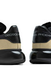 KING STONE Siyah Bej Erkek Sneakers Spor Ayakkabı
