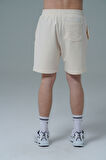 George Phoenix Daily Core - Bej Rahat Kesim Pamuklu Erkek Spor Şortu