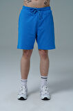 George Phoenix Daily Core - Mavi Rahat Kesim Pamuklu Erkek Spor Şortu