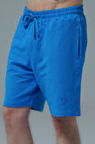George Phoenix Daily Core - Mavi Rahat Kesim Pamuklu Erkek Spor Şortu