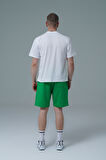 George Phoenix Daily Core - Yeşil Rahat Kesim Pamuklu Erkek Spor Şortu
