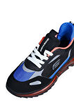 DI MILANO Siyah Turuncu Mavi Erkek Sneakers Spor Ayakkabı