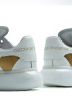 OLD LONDON Beyaz Gold Unisex Sneakers Spor Ayakkabı