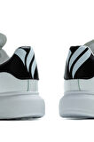 DE RIO Beyaz Siyah Unisex Sneakers Spor Ayakkabı
