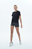 George Phoenix Flex Air - Siyah Rahat Kesim Kısa Kollu Kadın Spor Tişörtü