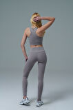 George Phoenix Aero Motion - Gri Yüksek Bel Push-Up Toparlayıcı Tayt