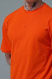 George Phoenix Pure Comfort - Turuncu Rahat Kesim %100 Basic Pamuklu Erkek Tişörtü